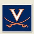 AbsorbaStone Coaster set~ University of Virginia Cavaliers ~ 4 Tile Drink Coa...