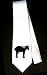 Party Decoration Necktie with siberian, goat, asiatic, ibex