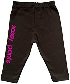 Designs From Jess Baby Sassy Pants Legging 3-6 Months Hot Pink