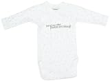 from 3Pommes 3pommes Spotted Body - Long Sleeve - 100 cotton Boy & Girl (1 month, White) (Model 3410040-1M/01)