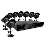 Defender SN301-8CH-008 8 Channel H.264 Smart DVR Security System with Coaching iMenu and 8 Hi-Res CCD Night Vision Surveillance Cameras (Black)