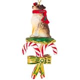 Australian Shepherd Dogs Candy Cane Christmas Ornament New