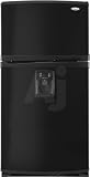 Review Whirlpool  / Whirlpool Gold GR2SHWXVB 21.7 cu. ft. Top-Freezer Refrigerator with Half-Width SpillGuard Glass Shelves, Humidity-Controlled Crispers, Slide-Out Freezer Florr and External Water Dispenser: Black