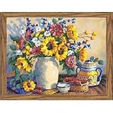 Dimensions Paint By Number Kit - Sunflower Still Life (11x14)
