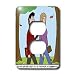 Rich Diesslins Funny Religious Light Cartoons - Test of Faith at Seminary in the Form of Student Loans - Light Switch Covers - 2 plug outlet cover