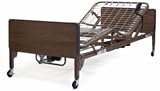 WhisperLite II Full-Electric Homecare Bed with Innerspring Mattress and Full Rails