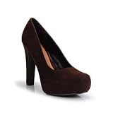 High Heel Platform Pump Cocoa Lami