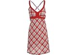 Southpole - Southpole Red Frame Plaid Dress