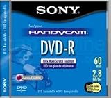 SONY DMR60DSR1H Disc, DVD-R, 2.8GB, 60 min, Double-sided for DVD Camcordersfor DVD Camcorders