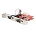 StarTech.com 2 Port Dual Profile PCI-Express 16C950 UART Serial Card - Serial adapter - PCI Express x1 low profile - RS-232 - 2 ports