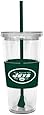 NFL New York Jets Lidded Cold Cup with Straw