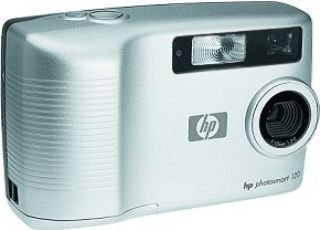 HP PhotoSmart 120   Digital camera   1.0 Mpix   supported memory CF   silver