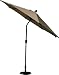 Ace Evert Market Umbrella, Push Button Tilt, 9 ft, Polyester, Khaki