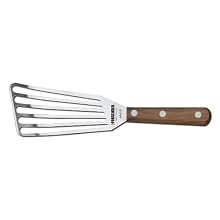 Victorinox 3-Inch by 6-Inch Chef's Slotted Fish Turner, Walnut Handle