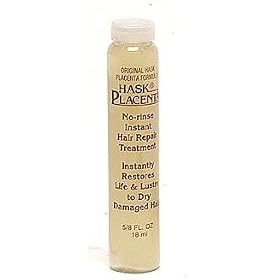 Hask Placenta No-Rinse Instant Hair Repair Treatment Original Formula Hair And Scalp Treatments