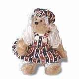 July 4th Girl Bear by Arkansas Flag and Banner