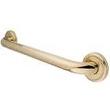 Kingston Brass DR814362 Laurel Decor 36-Inch Grab Bar with 1.25-Inch Outer Diameter, Polished Brass