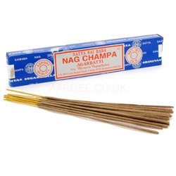 Satya Sai Baba Nag Champa Incense Sticks Pack of 12 x 15g