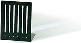 Set of 2 Rectangle Bookends - Mini (Pewter) (4.34H x 3.5W x 3.5D)