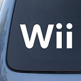 WII - Vinyl Car Decal Sticker #A1658 | Vinyl Color: White