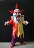 Oversized Evil Clown Costume Red Yellow