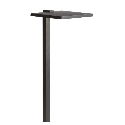 Kichler Lighting 15806BKT LED Shallow Shade Large Path Light, Textured Black Finish