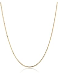 14k Gold 1.8mm Snake Chain Necklace, 16"