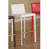 Ice Cube White 29 Barstool (Set of 2) by Coaster Furniture