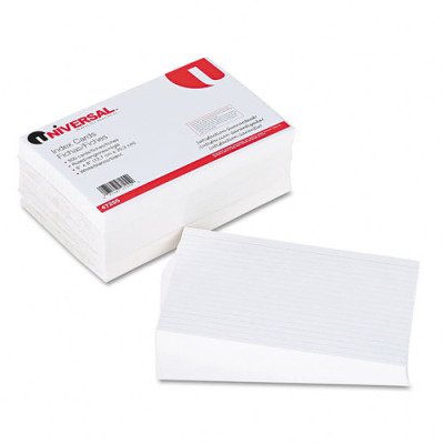 Ruled Index Cards 5 White 500/Pack