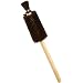 Weiler 99594 Horsehair Utility Brush with Wood Handle, 1" Head Width, 16" Overall Length, Natural