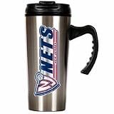 NBA New Jersey Nets 16-Ounce Stainless Steel Travel Mug