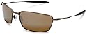Oakley Men's Square Whisker Iridium Polarized Sunglasses