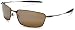 Oakley Men's Square Whisker Iridium Polarized Sunglasses