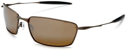 Oakley Men's Square Whisker Iridium Polarized Sunglasses