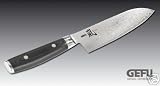 Produkt-Bild: Gefu Santoku K&uuml;chenmesser Messer RAN inkl. Sushimatte und japanischen Essst&auml;bchen