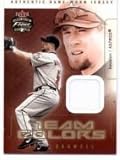 2003 Fleer Focus JE Team Colors Game Jersey #JBA Jeff Bagwell - Houston Astros (Piece of Authentic Game-Worn Jersey)(Baseball Cards)