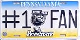 Penn State #1 Fan Nittany Lions License Plate