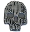 Men's FENDER SKULL Punk Rock Metal Belt Buckle