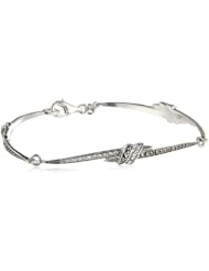 Judith Jack "Paradise" Marcasite Crystal Linear Bracelet, 7.25"
