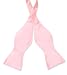 Biagio SELF TIE Bow Tie Solid LIGHT PINK Color Men's BowTie