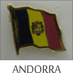 Andorra Single Lapel Pin