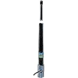 Shakespeare 5206-BL-C VHF 8' Black Antenna with Chrome Errule