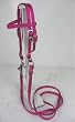 PONY BRIDLE, NYLON, RASPBERRY PINK