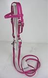 MINIATURE HORSE / SMALL PONY NYLON BRIDLE RASPBERRY PINK