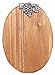 Wood Grapes Oval Serving Tray 11"L