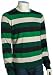 Hurley One and Only Stripe Sweater - Green / Dark Green