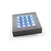 Fortune Products LB-5W Square Light Base with White LED's, 5" Length x 5" Width x 1-1/4" Height