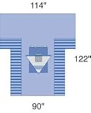 ^Proxima Arthroscopy T-Drape W/ Pouch - Arthroscopy T-Drape Min.Order is 1 CS ( 6 Each / Case; )