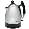 Hamilton Beach 40886 1.7 Quart Cordless Concealed Element Kettle, Stainless Steel