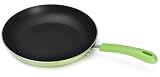 Review Starfrit 33101-006-0000 / Starfrit Maxi-Grip Xylan Plus 11 Inch Green Fry Pan with Silicone Handle